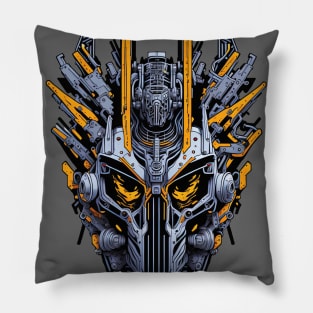 Mecha Skull S01 D83 Pillow