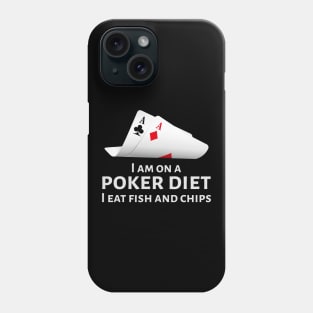 Funny No Limit Texas Holdem Poker Player Gift - Poker Diet Phone Case