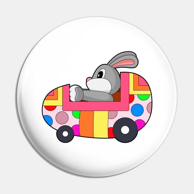 Rabbit Easter Easter egg Car Pin by Markus Schnabel