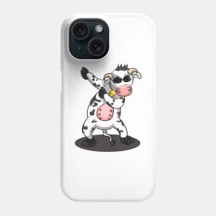 'Dabbing Dancing Cow' Funny Dabbing Animal Gift Phone Case