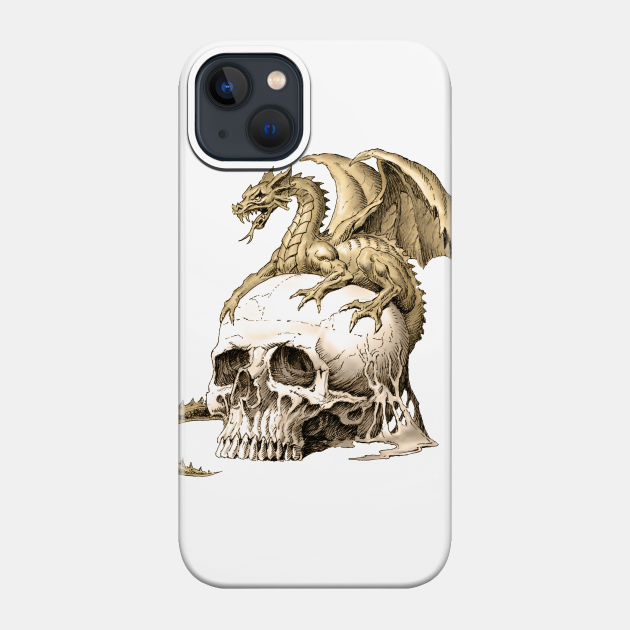 Dragon and Skull - Dragon - Phone Case