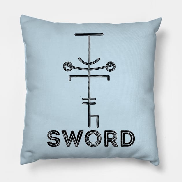 Sword Rune Pillow by Local Leader Kaz