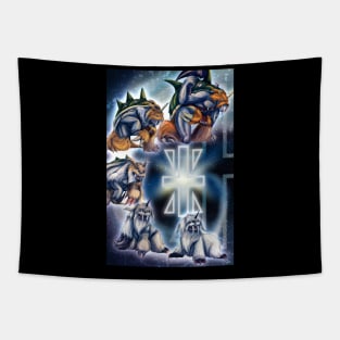 Ikkakumon Digivolve to Zudomon Tapestry