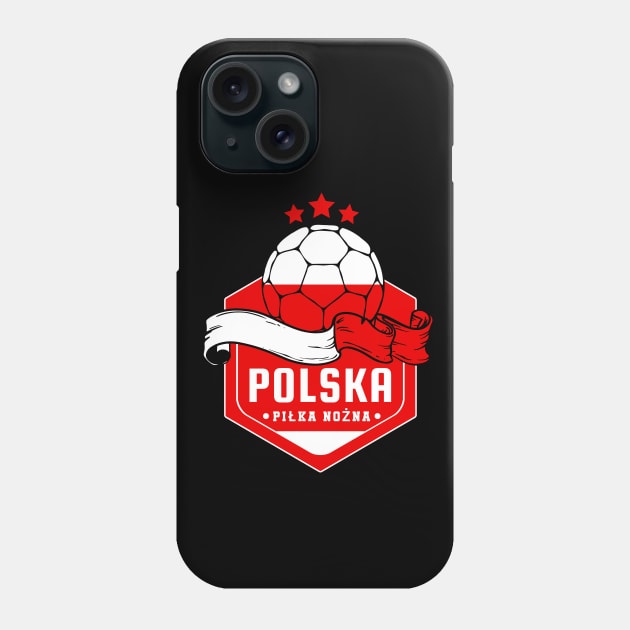 Polska Football Phone Case by footballomatic