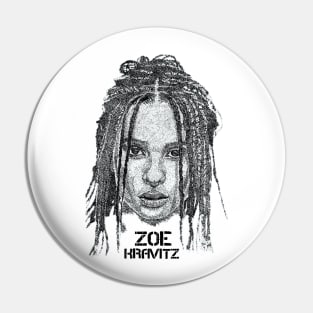 Zoe Kravitz Pencil arts Pin