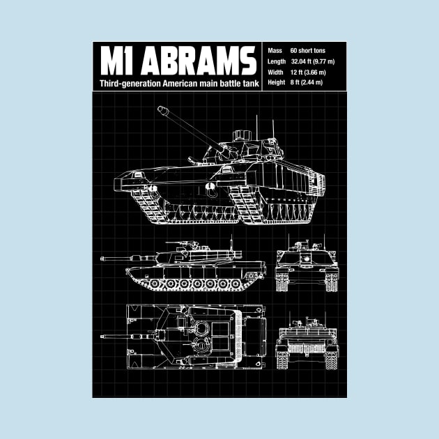 M1 ABRAMS by theanomalius_merch