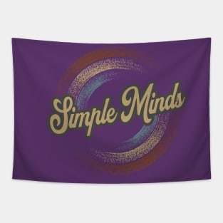 Simple Minds Circular Fade Tapestry