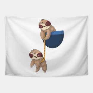 Hanging Pocket Sloth Tapestry