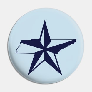 Tennessee Star - Navy Pin