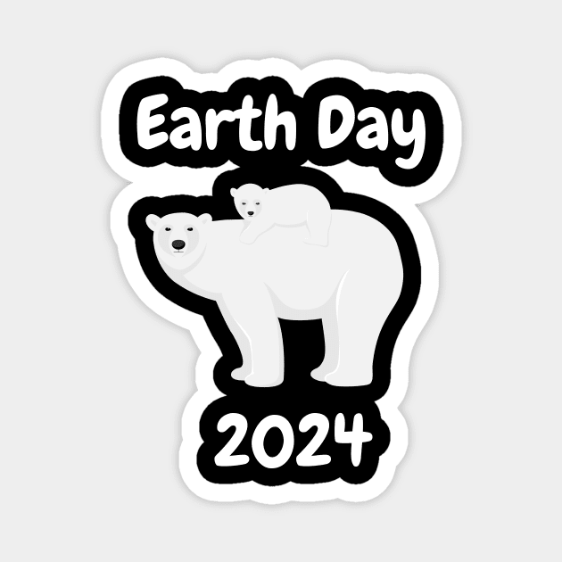 Earth Day 2024 Polar Beer Magnet by aesthetice1