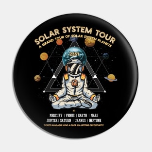 Solar System Planets Fantasy Tour Pin