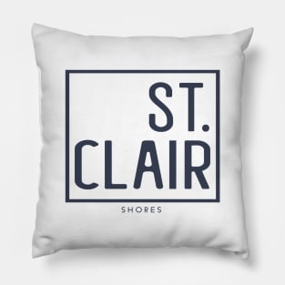 St. Clair Shores Michigan T-Shirt Pillow