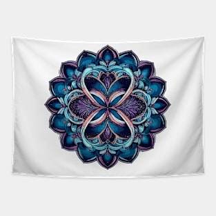 Mandala Blue Purple 1 Tapestry