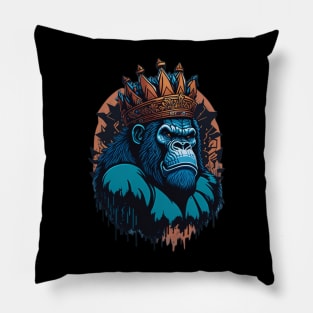 gorilla the king Pillow