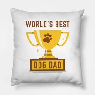 World's Best Dog Dad Pillow