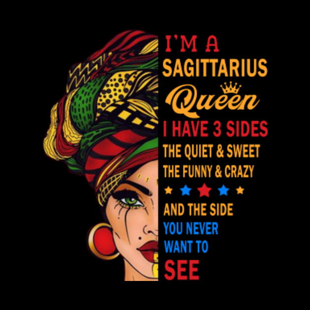 Sagittarius Queens Born in November 22 - December 21 Birthday - Black Zodiac Girls Birthday Black Women - Phone Case