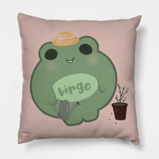 Virgo Froggy Pillow