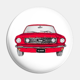 Mustang car Pin