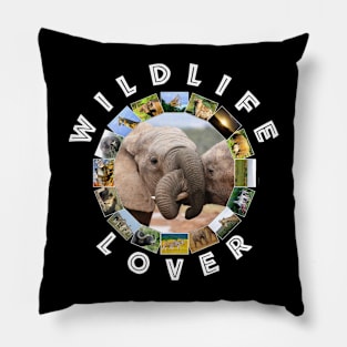 Wildlife Lover Elephant Trunks Pillow