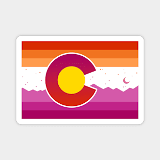 Colorado Flag Lesbian Pride Magnet