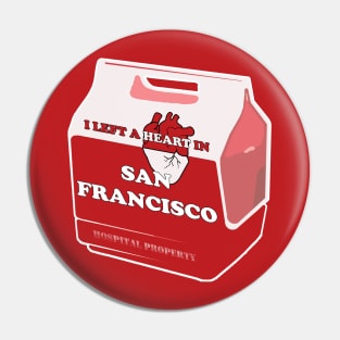 Heart in San Francisco Pin