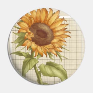 Pantone sunflower Pin