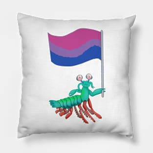 Mantis Shrimp Bisexual Pride! Pillow