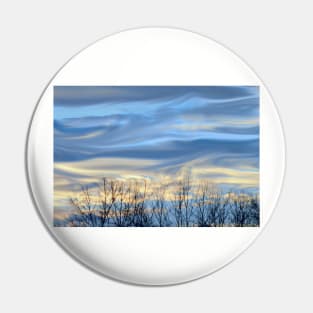 Treeline & Clouds (Impressionism) Pin