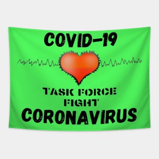 Lets Fight Coronavirus Tapestry