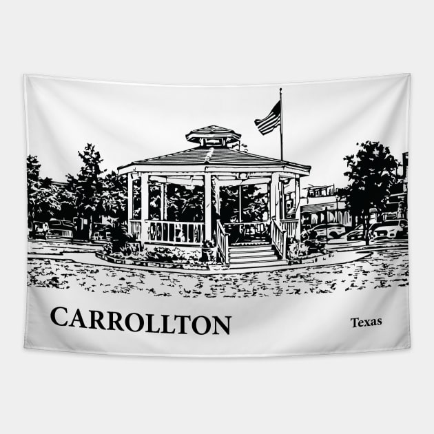 Carrollton Texas Tapestry by Lakeric