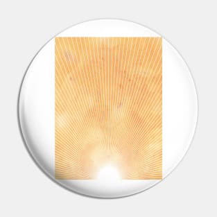 Abstract sun, orange sky Pin