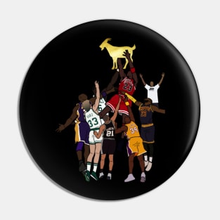 Michael Jordan Is The GOAT - NBA Chicago Bulls Pin