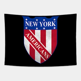 New York Americans Hockey Team Tapestry