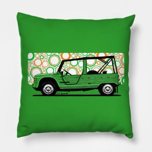 Classic french beach car Pillow