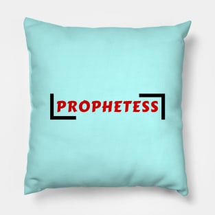 Prophetess | Christian Typography Pillow