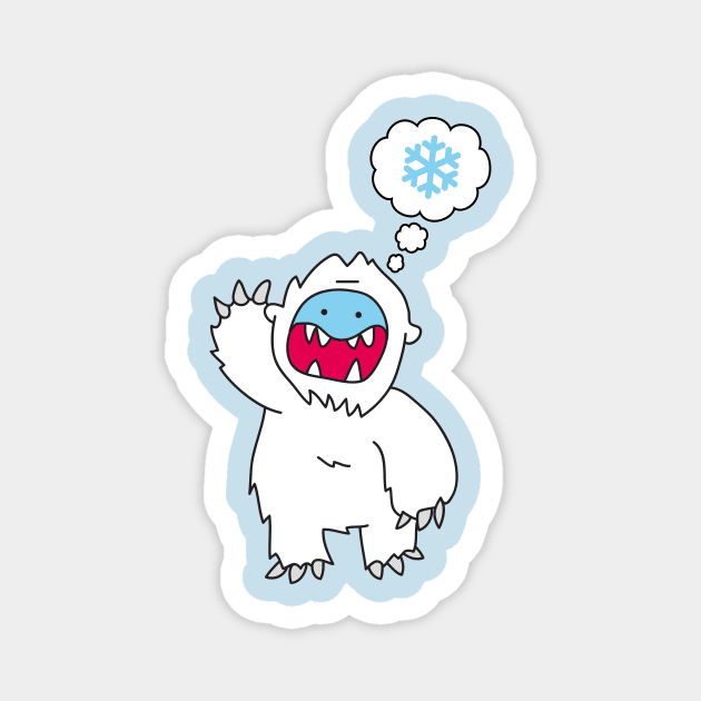Snowflake Magnet by ptdoodles