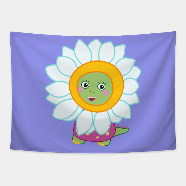 Daisy - Flower Spring Costume Tapestry by Dinos Friends