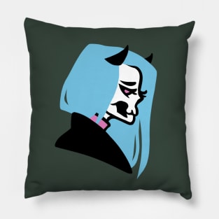 Sad sceleton Pillow