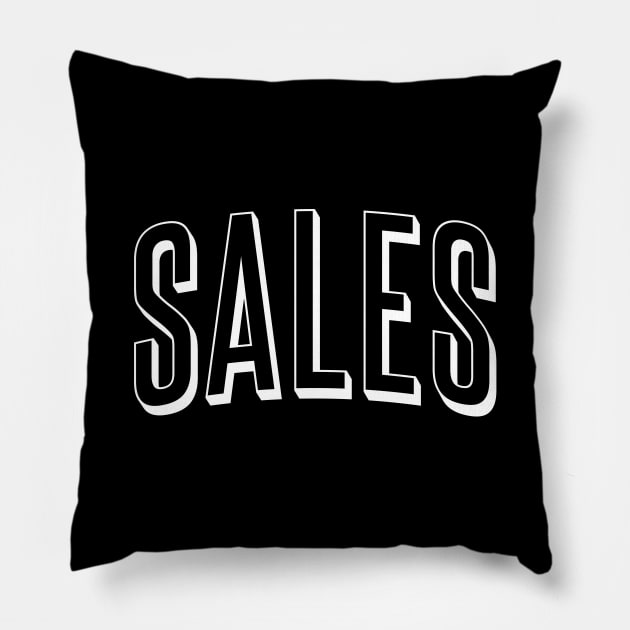 Sales Block Pillow by Represent