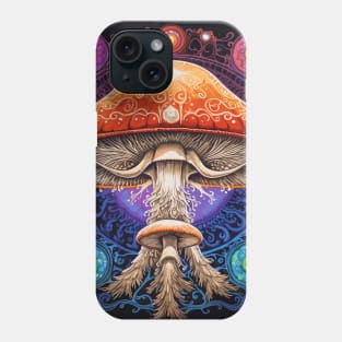 Chakra Infused Mushroom Meditation Phone Case