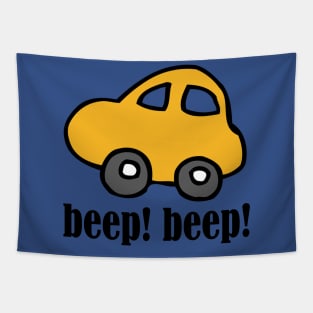 Beep! Beep! Toy Car Tapestry