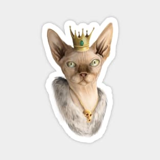 Royal Sphynx cat Magnet