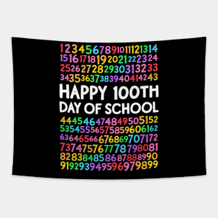 100Th Day Of School Teacher Kids 100 Days Math Numbers Tapestry