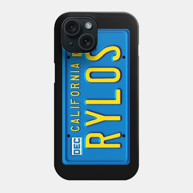 Rylos license plate Phone Case by Evarcha