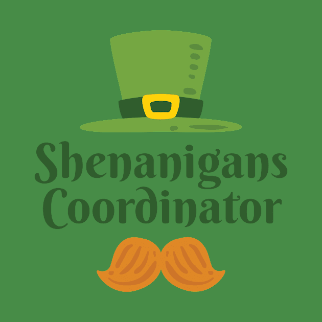 Shenanigans Coordinator St Patricks Day Teacher by Rengaw Designs