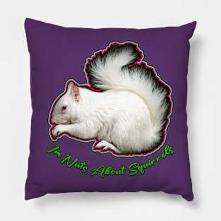 albino squirrel quote Pillow