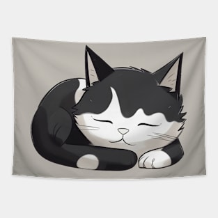 Cute Two-Tone Kitten Tapestry