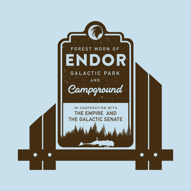 Endor Galactic Campground by MindsparkCreative