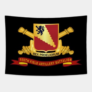 650th Field Artillery Battalion - DUI w Br - Ribbon X 300 Tapestry