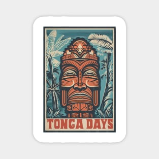 Tiki Tonga Days Magnet